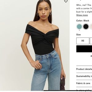 Reformation Ezlynn Knit Top